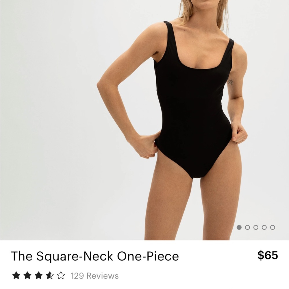 EVERLANE Square Neck one piece - Picture 1 of 5